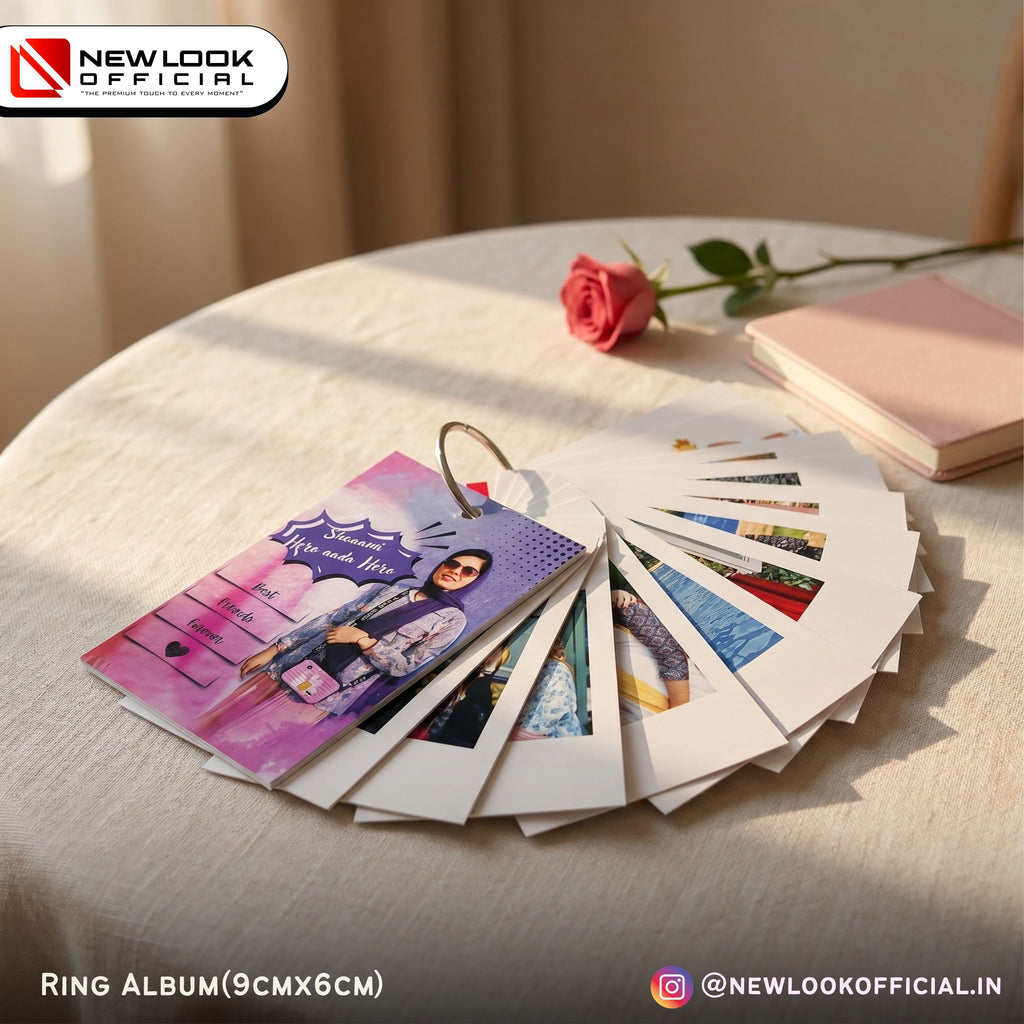 Personalized Photo Ring Album