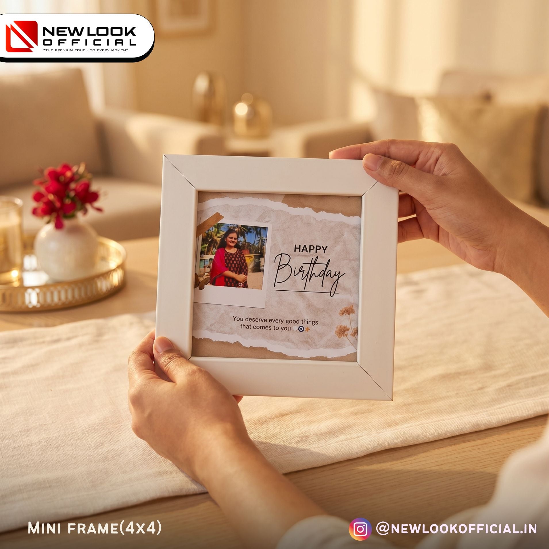 Mini Frame (4x4),(5x5)(With Stand)