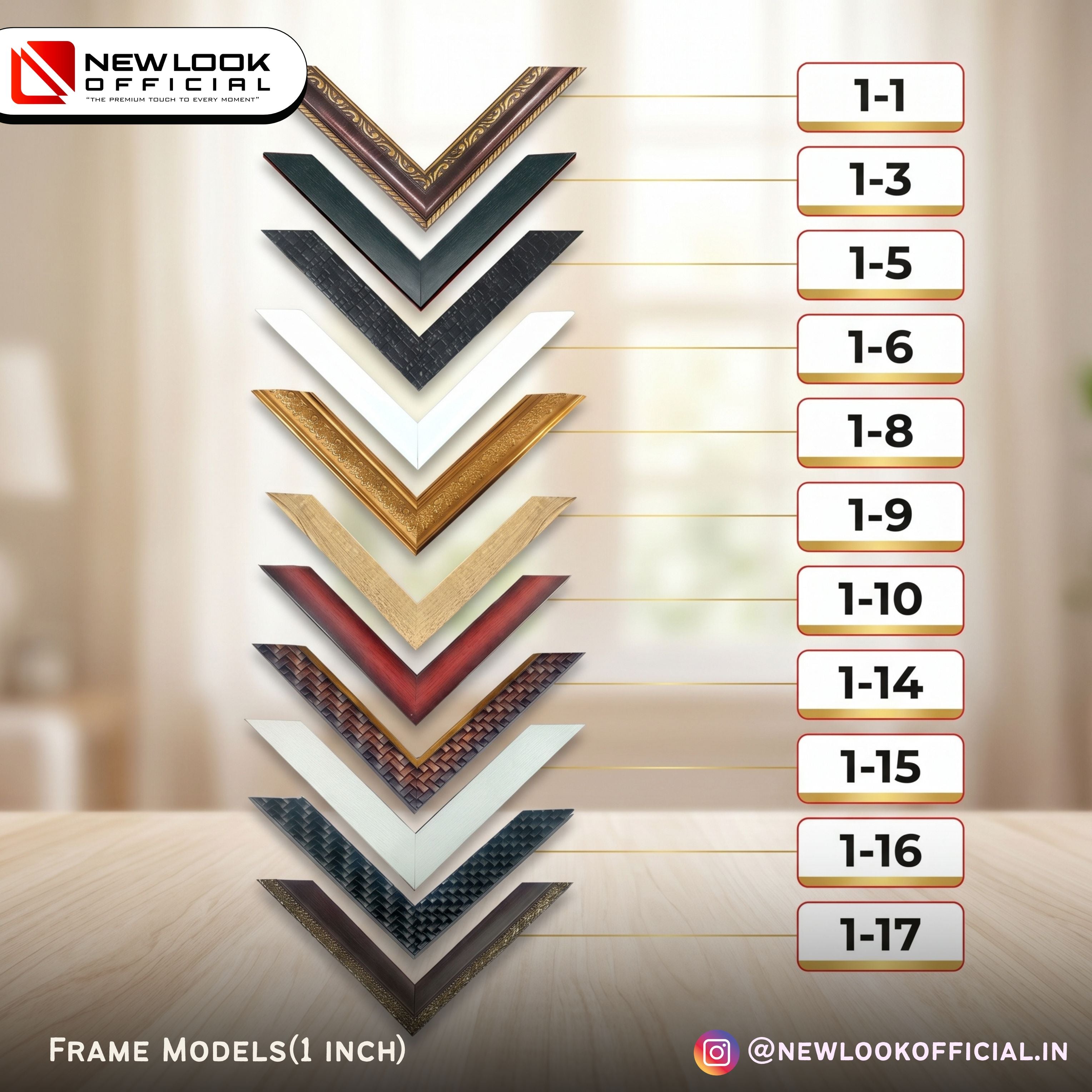 A3 Frame | Glass & Laminated Finish | Wall Display