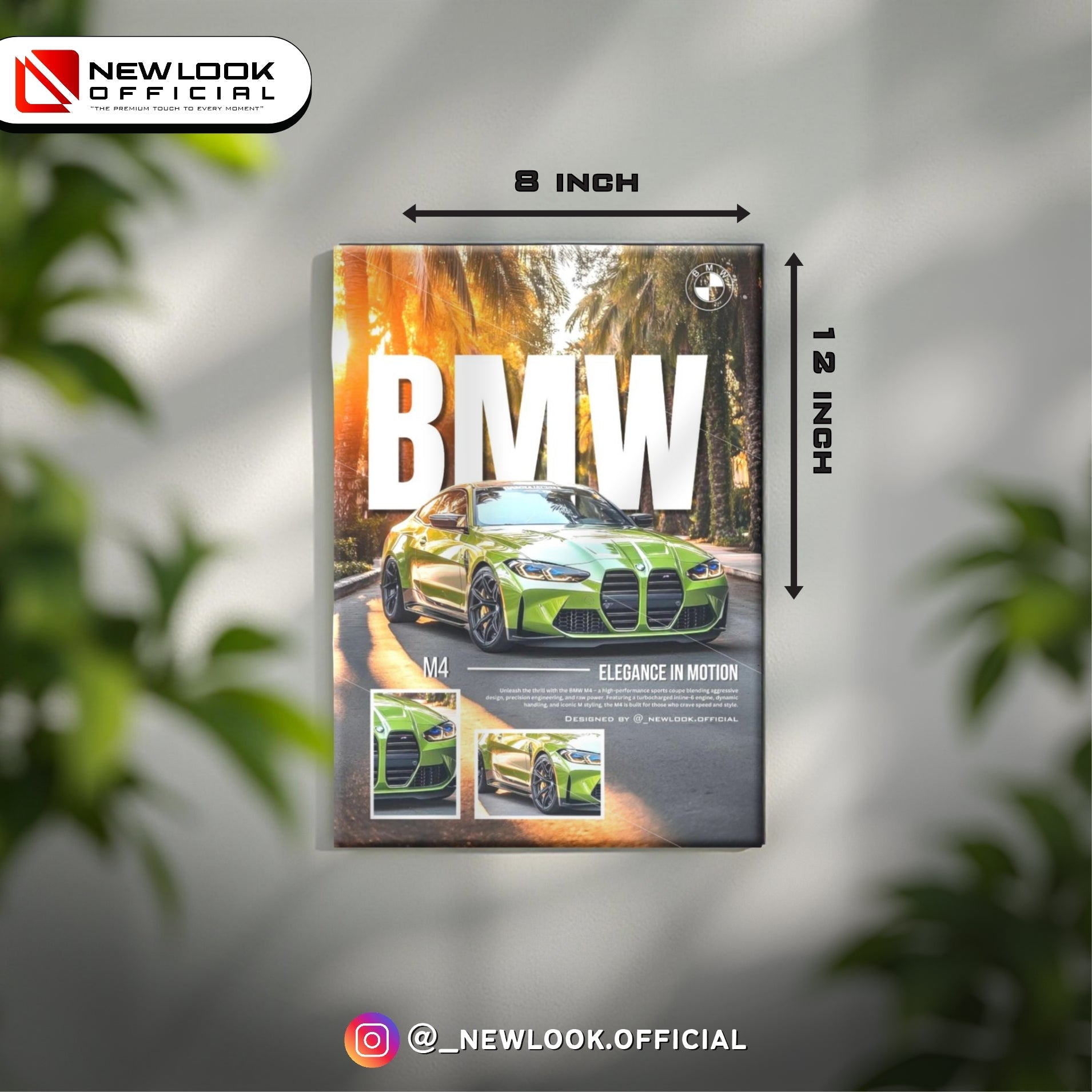 Acrylic / UV Frame | Premium Glossy Finish | Custom Wall Photo Frame