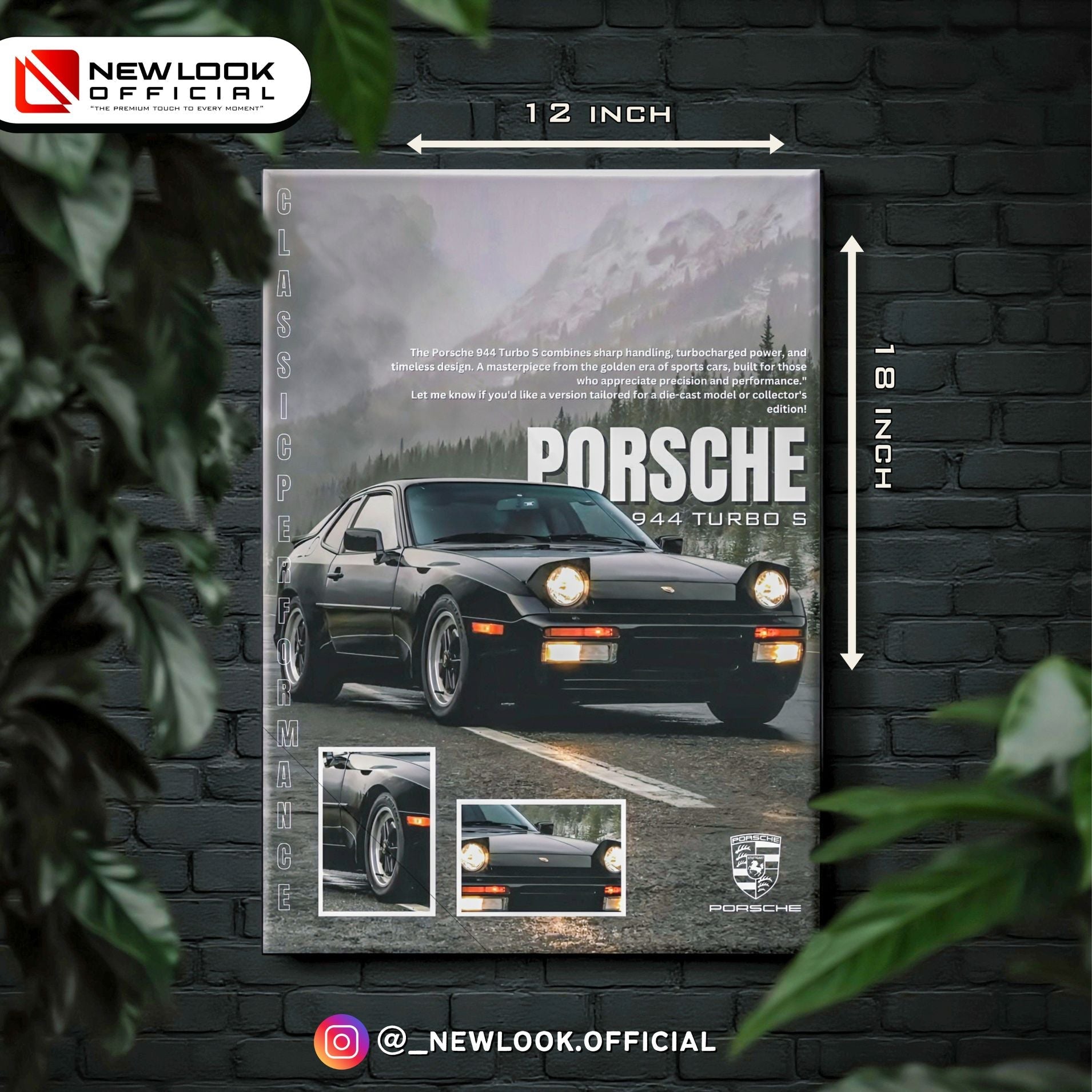 Acrylic / UV Frame | Premium Glossy Finish | Custom Wall Photo Frame