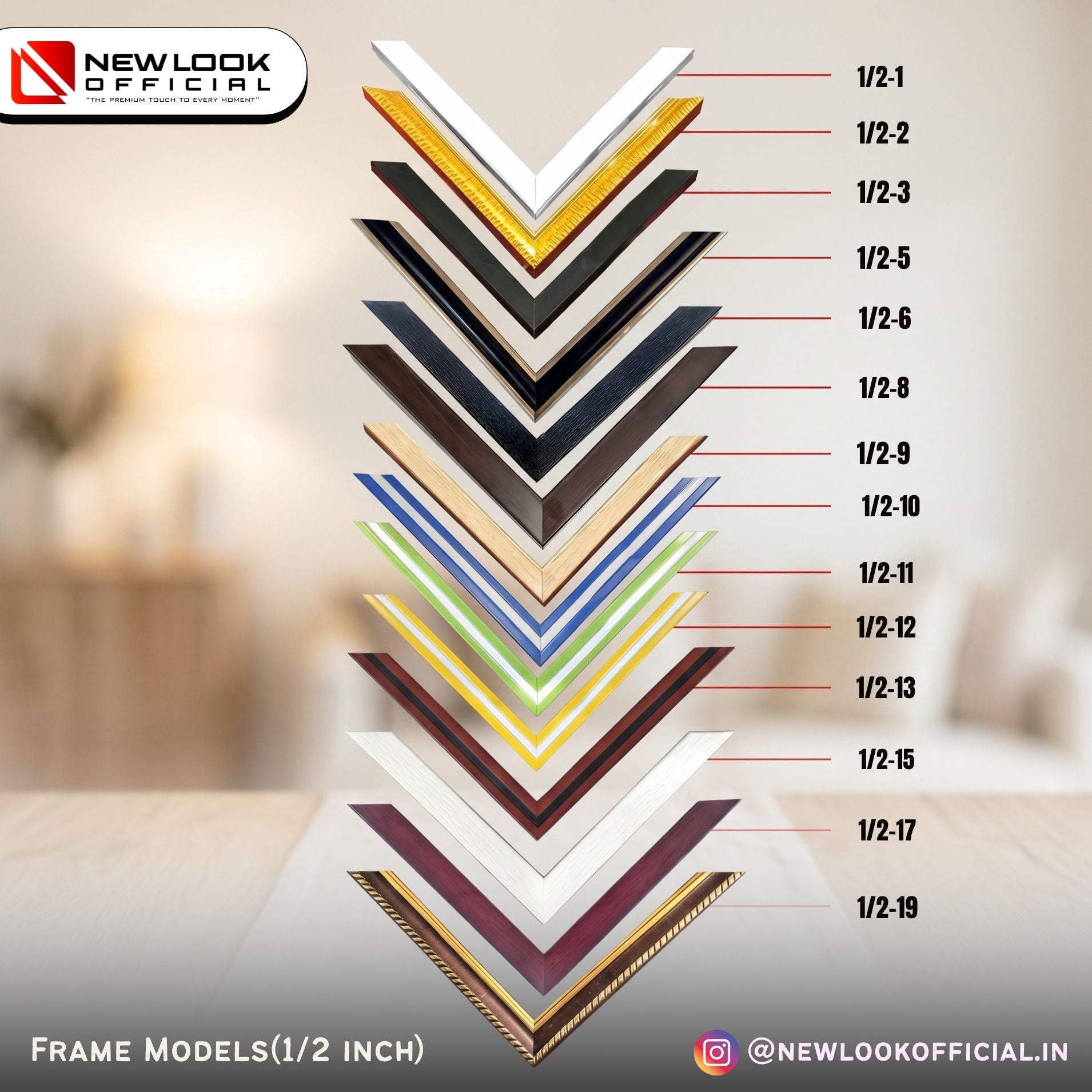 A5 Photo Frame | Glass & Laminated Finish | Wall & Table Display