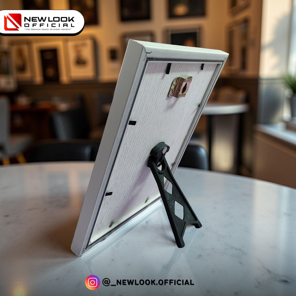 A5 Photo Frame | Glass & Laminated Finish | Wall & Table Display